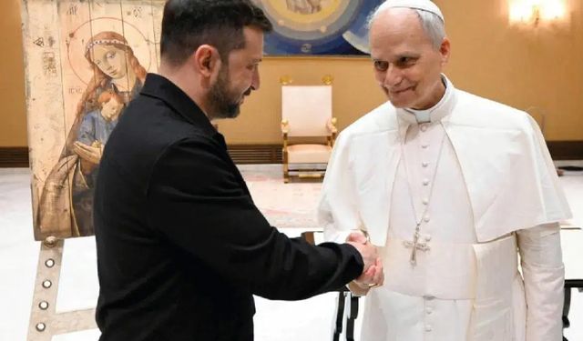 Papa 14. Leo, Zelenski ile bir araya geldi!