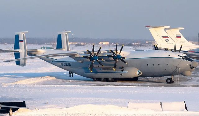 Rus ordusuna ait nakliye uçağı düştü