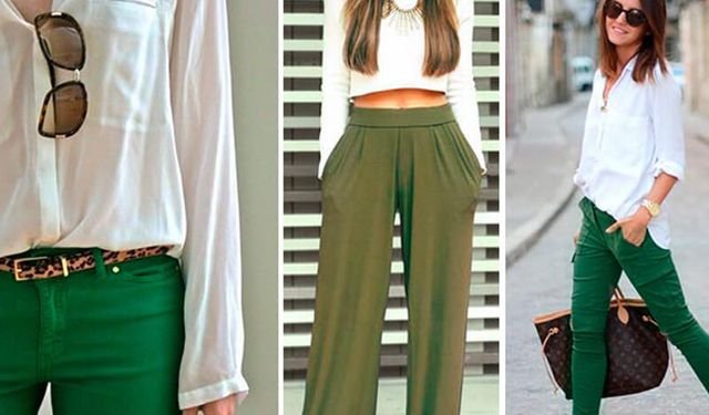 Yeşil pantolon üstüne ne giyilir? Yeşil pantolon üstüne ne gider? İşte en güzel kombin önerileri!