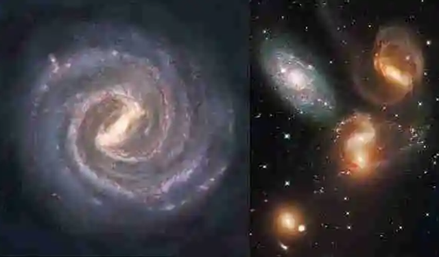 11,5 Milyar yıl öncesine ait çubuklu sarmal galaksi keşfedildi