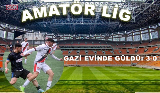 Gazi evinde güldü: 3-0