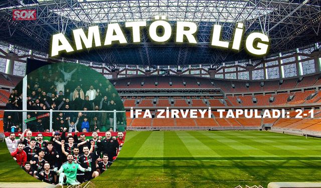 İFA zirveyi tapuladı: 2-1
