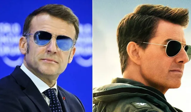 Macron 'Top Gun' oldu, gözlük şirketi servet kazandı! Hisseler yüzde 28 uçtu