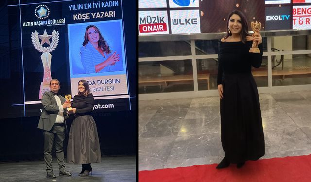 Sevda Durgun’a altın başarı ödülü