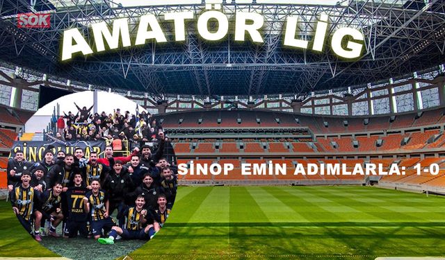 Sinop emin adımlarla: 1-0
