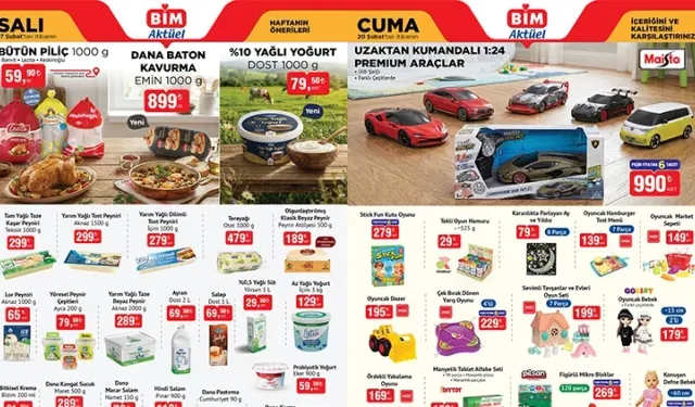 20 Şubat BİM aktüel ürünler kataloğunda neler var? İşte 20 Şubat 2026 BİM aktüel ürünler kataloğu