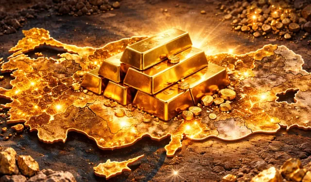 Altın zengini  iller belli oldu! Zirvede hangi şehir var?