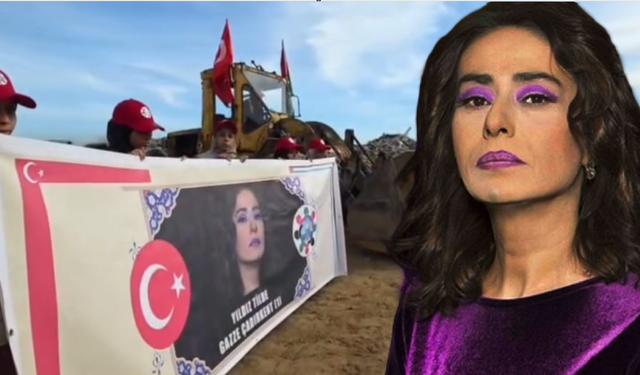 Gazze'de Yıldız Tilbe adına bir çadır kent kurulmaya başlandı