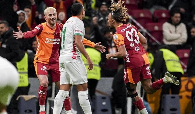Galatasaray, Süper Lig'e galibiyetle döndü: Alanyaspor'u 3-1 yendi