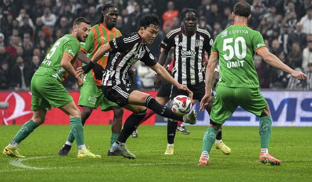 Beşiktaş, Alanyaspor karşısında 1 puana razı oldu