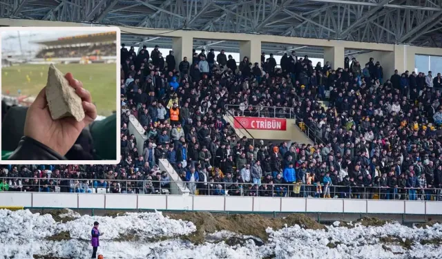 Maç bitti ortalık karıştı! Muş'ta Bursaspor taraftarına taş yağdı