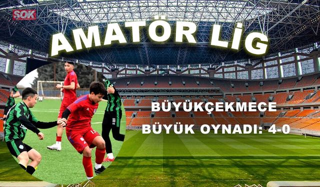 Büyükçekmece büyük oynadı: 4-0