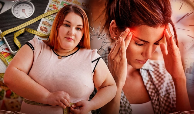 Baş ağrınızın sebebi fazla kilolarınız olabilir mi?