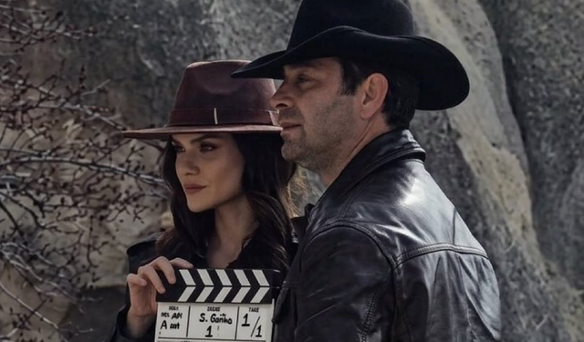 Uzak Şehir’in yıldızları Sinem Ünsal ve Ozan Akbaba kovboy oldu