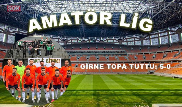 Girne topa tuttu: 5-0