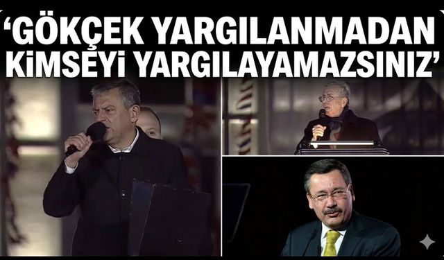 Saraçhane’de CHP’den sert uyarı: 'Gökçek Yargılanmadan Kimseyi Yargılayamazsınız!'