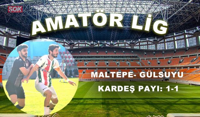 Maltepe- Gülsuyu kardeş payı: 1-1