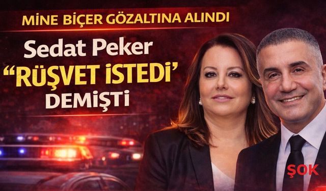Sedat Peker’in rüşvet iddialarında adı geçmişti: Mine Biçer gözaltına alındı