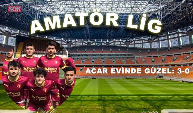 Acar evinde güzel: 3-0