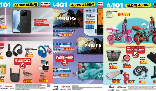 23 Nisan 2026 A101 aktüel ürünler kataloğu: Bu Perşembe A101'de neler var? İşte aktüel ürünler kataloğu