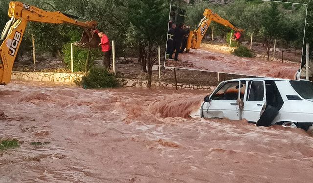 Kozan’da sel faciası: Araçtan atlayan 2 kişiden biri hayatını kaybetti