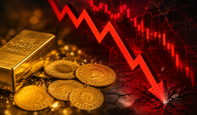 Altında büyük çöküş! Gram ve çeyrek çakıldı, piyasalar karıştı