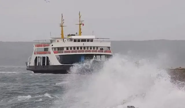 Marmara için fırtına uyarısı! Deniz otobüsü seferleri iptal edildi