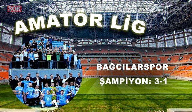 Bağcılarspor şampiyon: 3-1