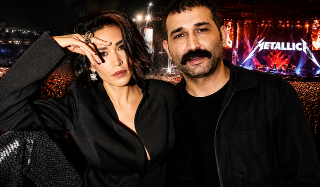 Barış Atay ve Ecem Özkaya'dan İsviçre kaçamağı: Metallica konseri aşkı ele verdi