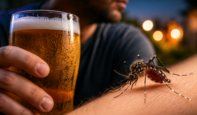 Bilim açıkladı: Sivrisineklerin crush'ı bira içenler