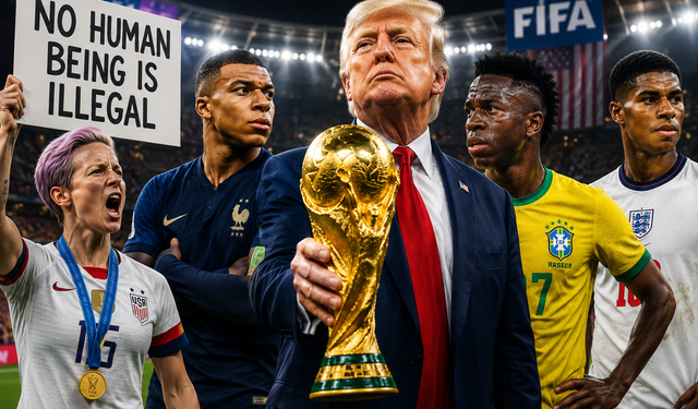 Kadın futbolcu Rapinoe yapmıştı... Kupayı verecek Trump'ın karşısında diz çökmeyecek bir yıldız var mı?