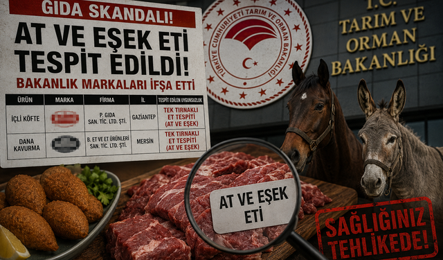 At ve eşek eti skandalı büyüyor! Bakanlığın yeni ifşa listesinde yok yok