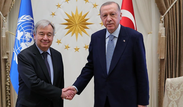 BM Genel Sekreteri Guterres ile Erdoğan arasında telefon diplomasisi