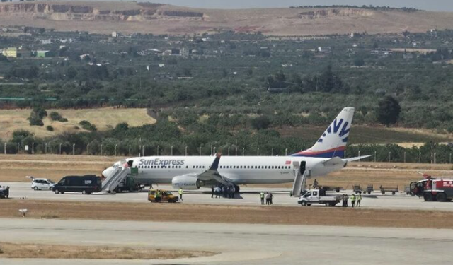 İniş anında büyük tehlike: Gaziantep’te korku dolu dakikalar