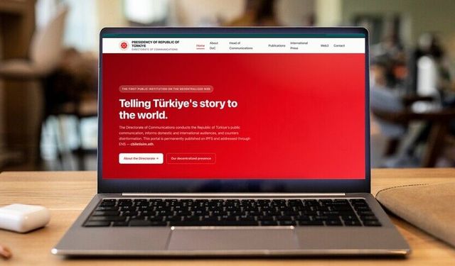 Cumhurbaşkanlığı İletişim Başkanlığının İngilizce web sitesi blok zincir altyapısına taşındı