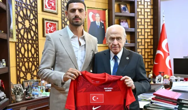 Merih Demiral, Devlet Bahçeli ve Bakan Çiftçi'yi ziyaret etti