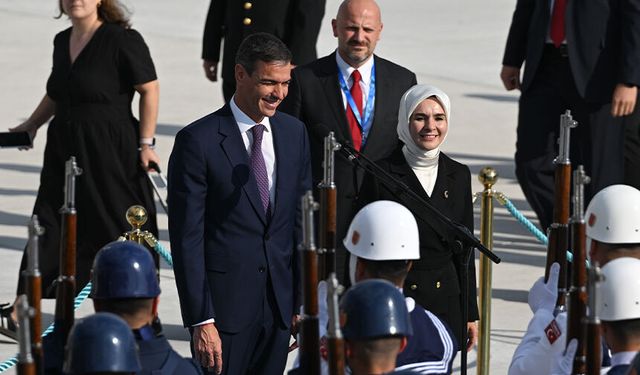 İspanya Başbakanı Pedro Sanchez Ankara'da