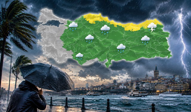 Meteoroloji saat verdi! 30 il için sağanak alarmı: 5 ilde sarı kod uyarısı