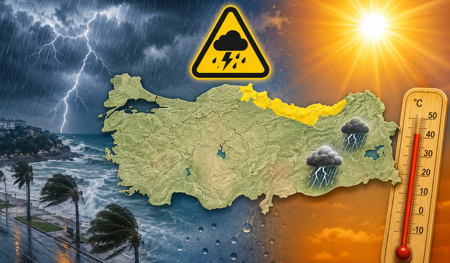 Meteoroloji alarm verdi! Kuvvetli sağanak ve fırtına geliyor: İşte il il 16 Temmuz hava durumu