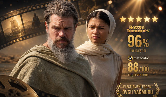 The Odyssey için ilk puanlar geldi! Nolan yine zirvede... 250 milyon dolarlık film eleştirmenleri büyüledi