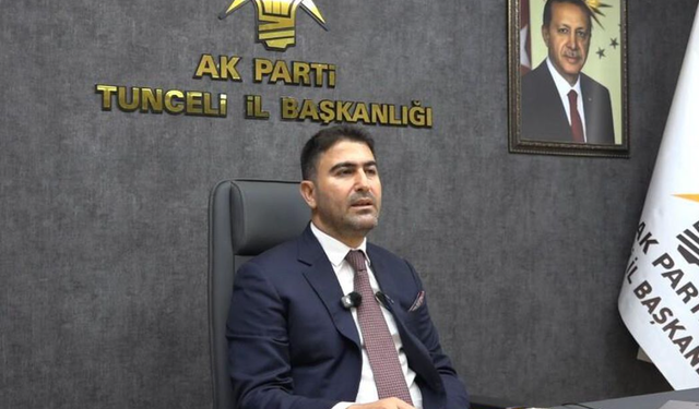 AK Parti'de istifa! Tunceli İl Başkanı Hakan Özer görevini bıraktı