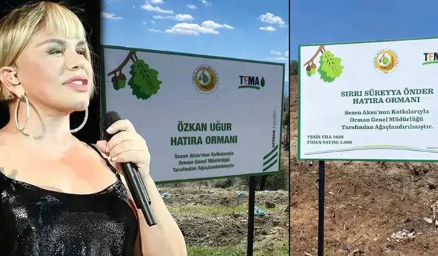 Sezen Aksu'dan Özkan Uğur ve Sırrı Süreyya Önder adına anlamlı vefa