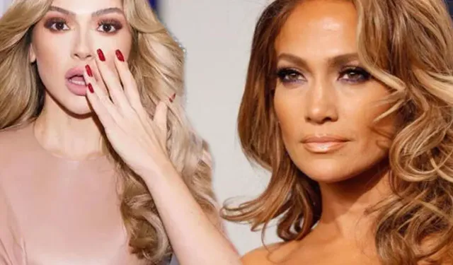 Hadise, Jennifer Lopez ile buluştu! Paris Moda Haftası'nda dikkat çeken anlar