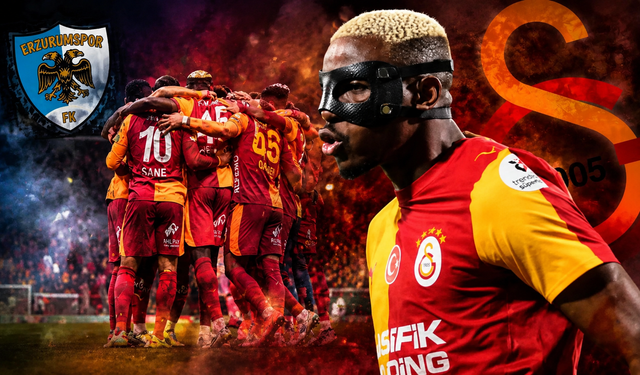 Galatasaray Erzurum’da gol olup yağdı! Osimhen gecenin yıldızı oldu