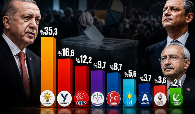 AK Parti farkı açtı, CHP şokta! Yeni Parti sonrası son anket siyasetin kimyasını bozdu!