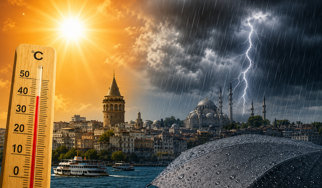 6 Ağustos 2026 hava durumu: İstanbul'a sağanak uyarısı! 6 ilde 40 dereceyi aşan sıcaklık