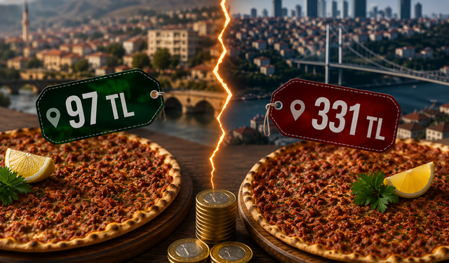 Lahmacun fiyatlarında şehirler arası uçurum: Bir yerde 97 TL, diğerinde 331 TL