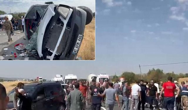 Diyarbakır'da nişan dönüşü faciası: Çok sayıda ölü ve yaralı var!