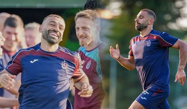 Trabzonspor'da tarihi gün: Muhammed Salah ilk antrenmanına çıktı