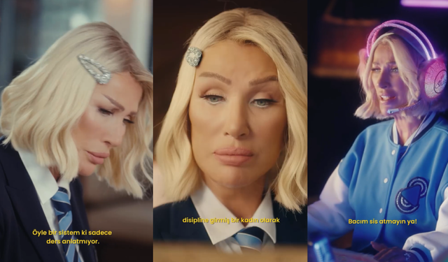 Seda Sayan'ın 'Kosinüs teoremi bebeğim' reklamı sosyal medyayı ikiye böldü